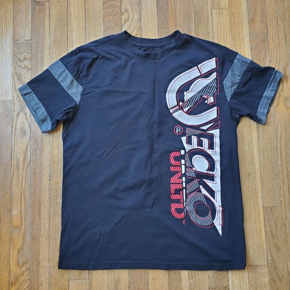 Ecko Unltd Rawthentic Vintage Y2k Graphic Spell Out Tshirt Size Large